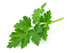 Flakes of parsley