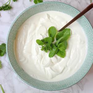 Plain greek yogurt