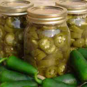 Canned jalapeno peppers