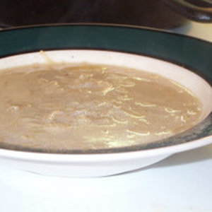 Zuppa concentrata di crema di funghi