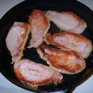 Stegt bacon