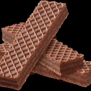 Biscotti di wafer al cioccolato